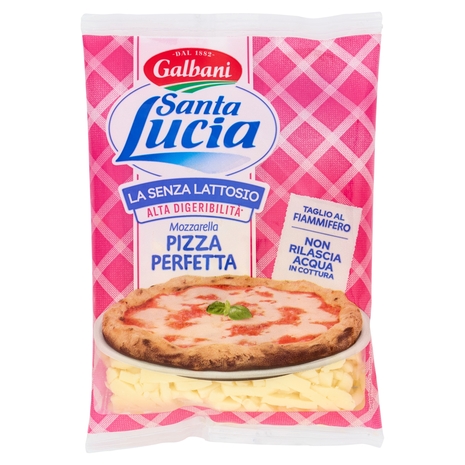 Galbani Santa Lucia la Senza Lattosio Mozzarella Pizza Perfetta 150 g